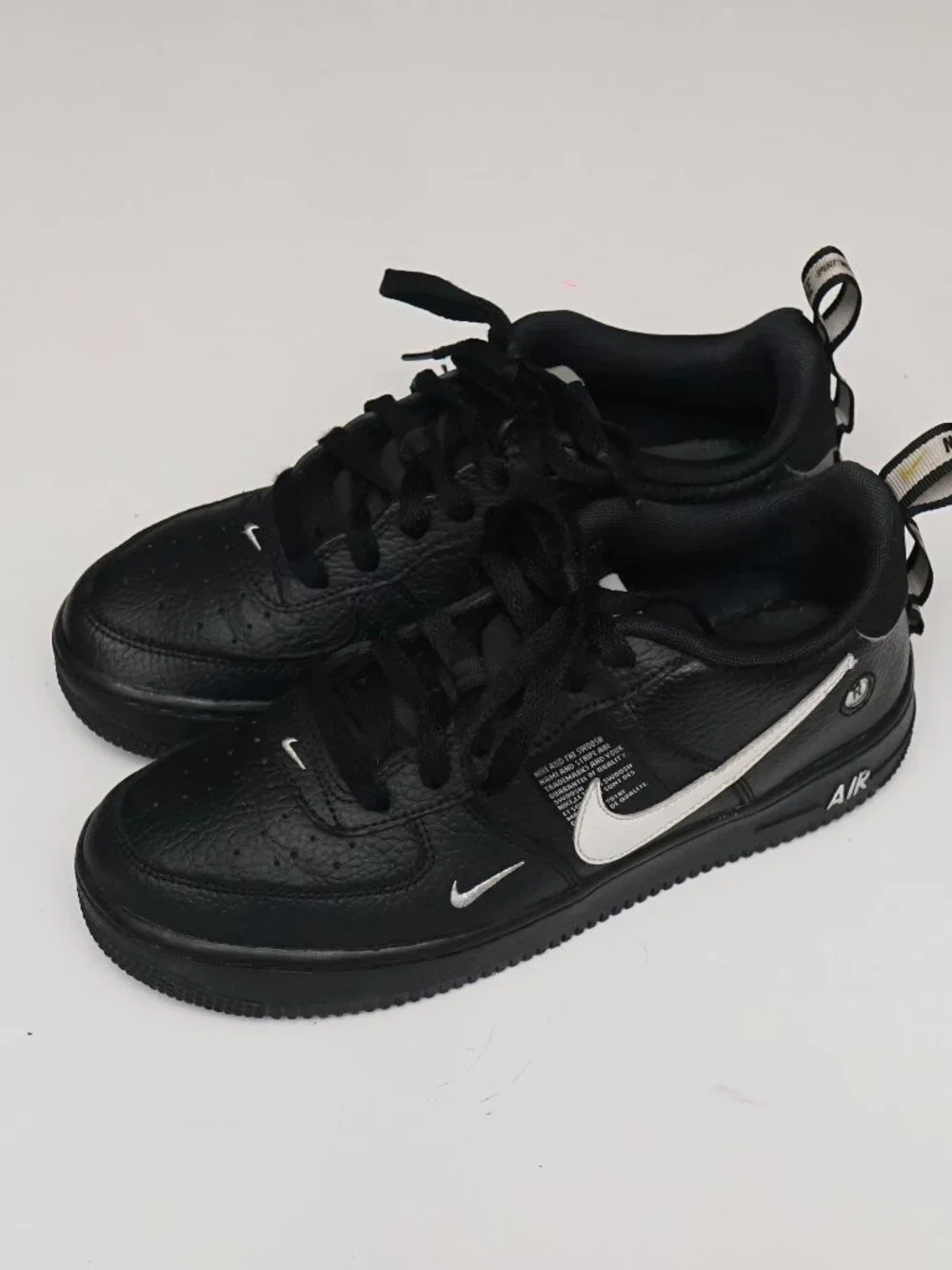 Nike Air Force Utility Black LTD Sneaker Original Collection VHTF size 6.5y